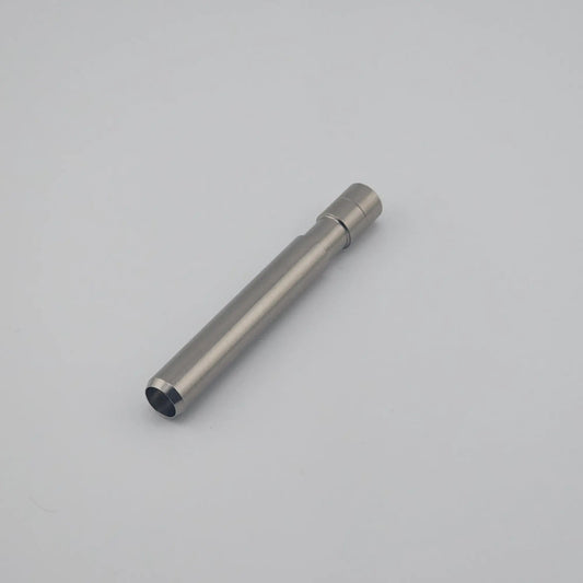 Spark Pipe — Silver anodized titanium one hitter
